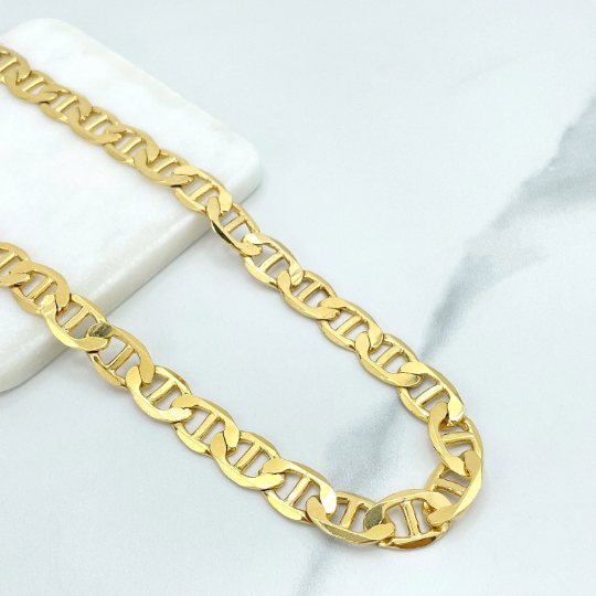 Mariner Link 18k Filled Gold Chain 18k Gold Filled 12mm Thickness