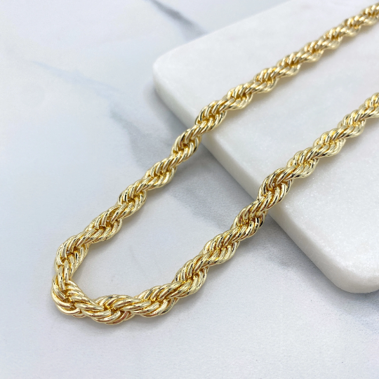 Buy 18K Solid Gold Rope Chain Bracelet Yellow 18K Rope Bracelet