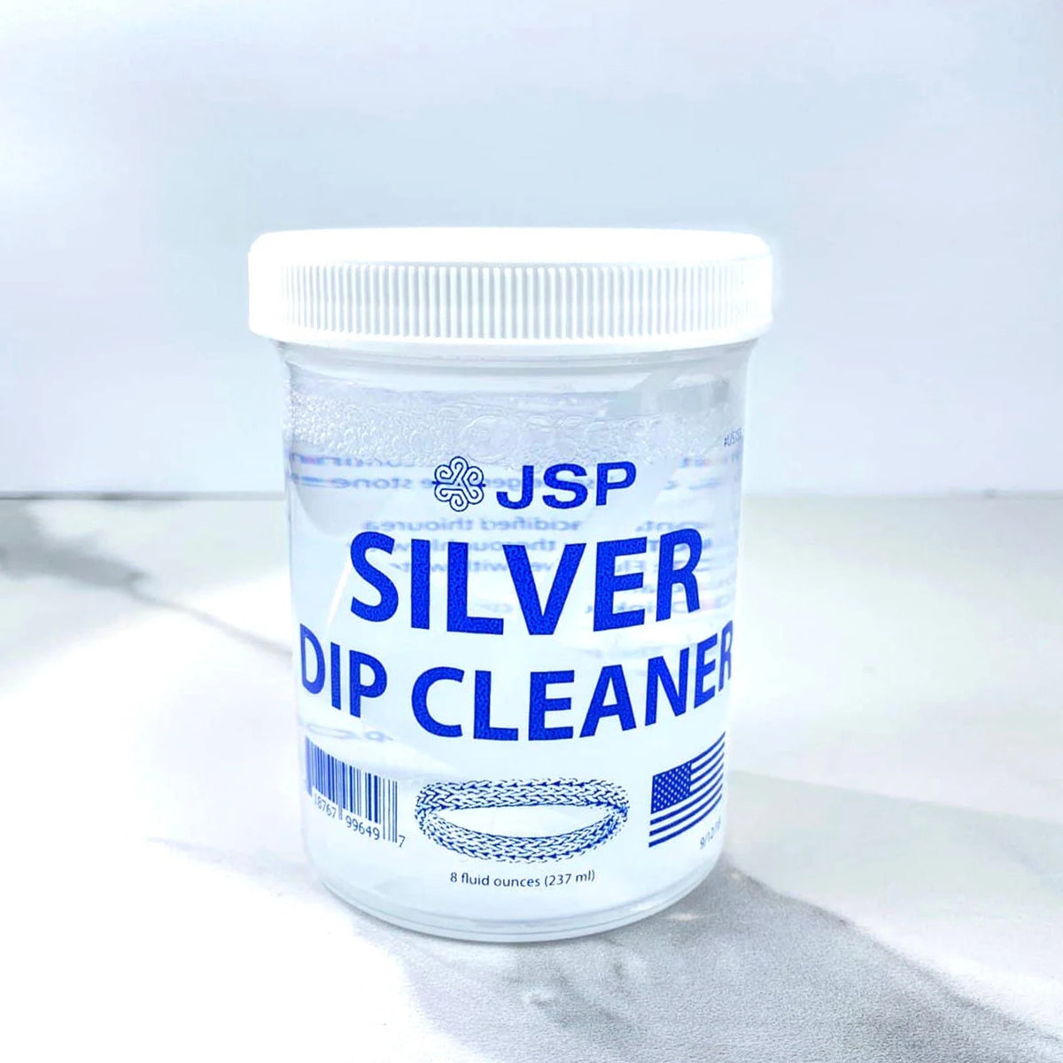 Silver Jewelry Dip Cleaner, Quick and easy to use. By JSP