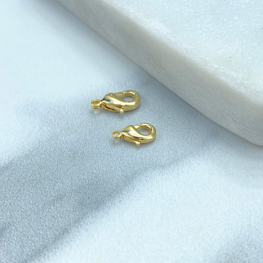 18k Gold Filled Lobster Claw Clasp 12mm or 10mm, Replacement Lobster Claw, Diy Chain Clasp, Diy Necklace Clasp