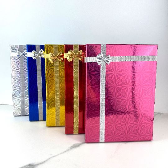 01 Piece Large Gift Cardboard Colored Boxes for Necklaces Chain, Gift Boxes for Jewelry