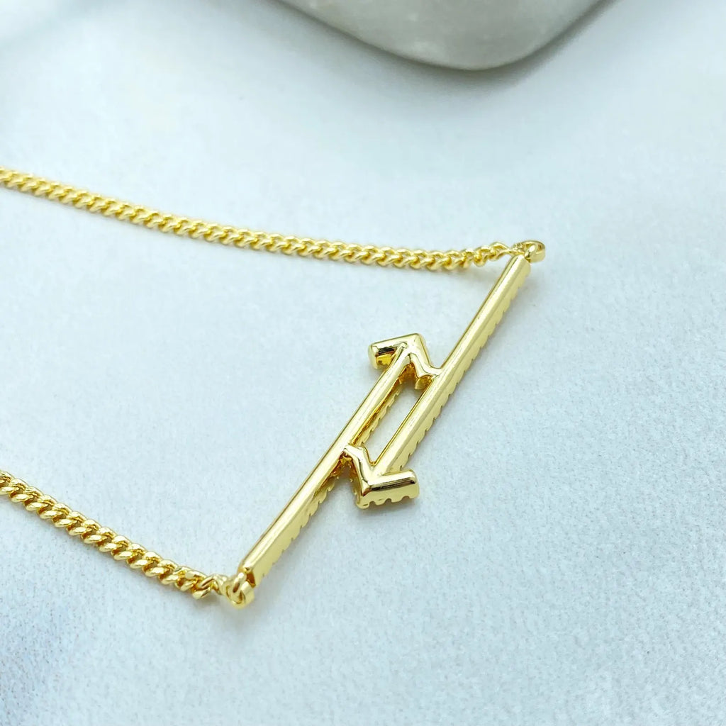 18k Gold Filled Adjustable Arrow Bracelet, Micro CZ Pavé Design, Dainty Minimalist Jewelry, Wholesale Jewelry