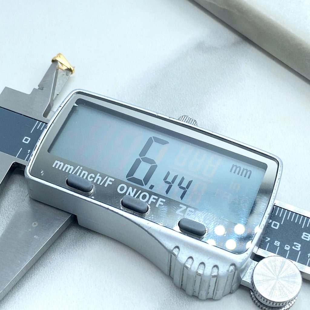 18k Gold Filled Bails for Pendants or Charms, Replacement Bails, Bail Jewelry Supplies, DIY Bail Jewelry Finding 7mmx3mm