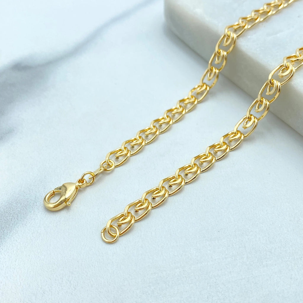 18k Gold Filled Bow Pendant Necklace, Specialty Chain Necklace with Bow Charm, Dainty Feminine Necklace, 18 Inches Long