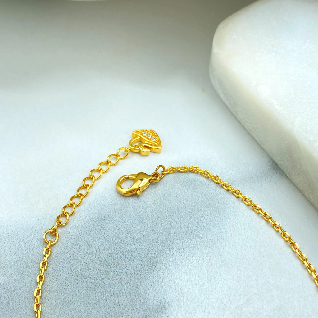18k Gold Filled Swan Necklace and Bracelet Set, Micro CZ Swan Necklace or Bracelet, Dainty Gift for Her