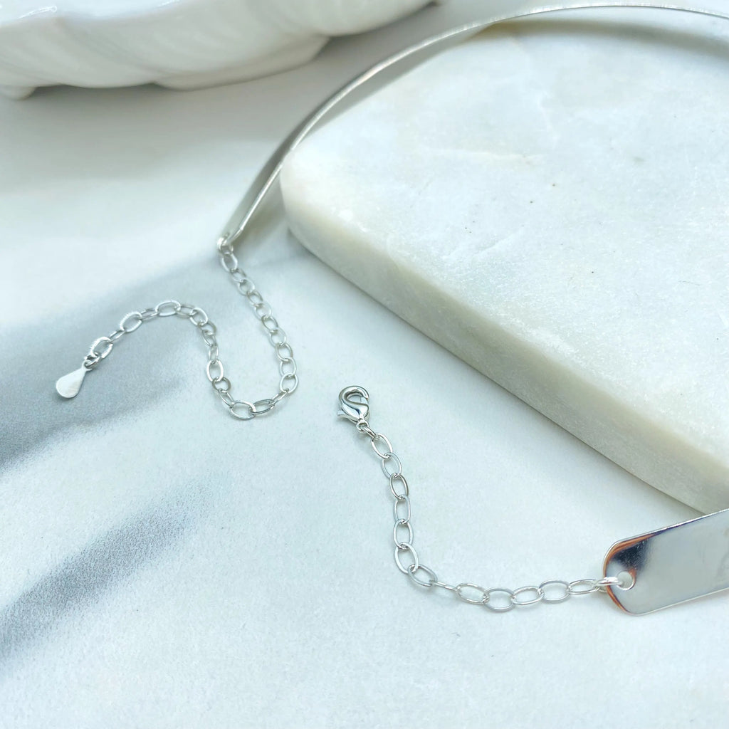 18k Gold Filled or Silver Filled Choker Necklace, Minimalist Collar with Extender, Sleek Statement Jewelry, Gift for Her