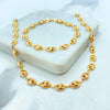 18k Gold Filled 3mm Puff Mariner Chain, or Bracelet, Puffed Puff Mariner Link Chain, Mariner Anchor, Chunky Link Mariner