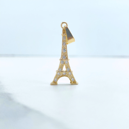 18k Gold Filled Eiffel Tower Pendant