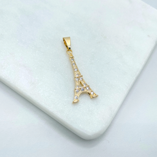 18k Gold Filled Eiffel Tower Pendant
