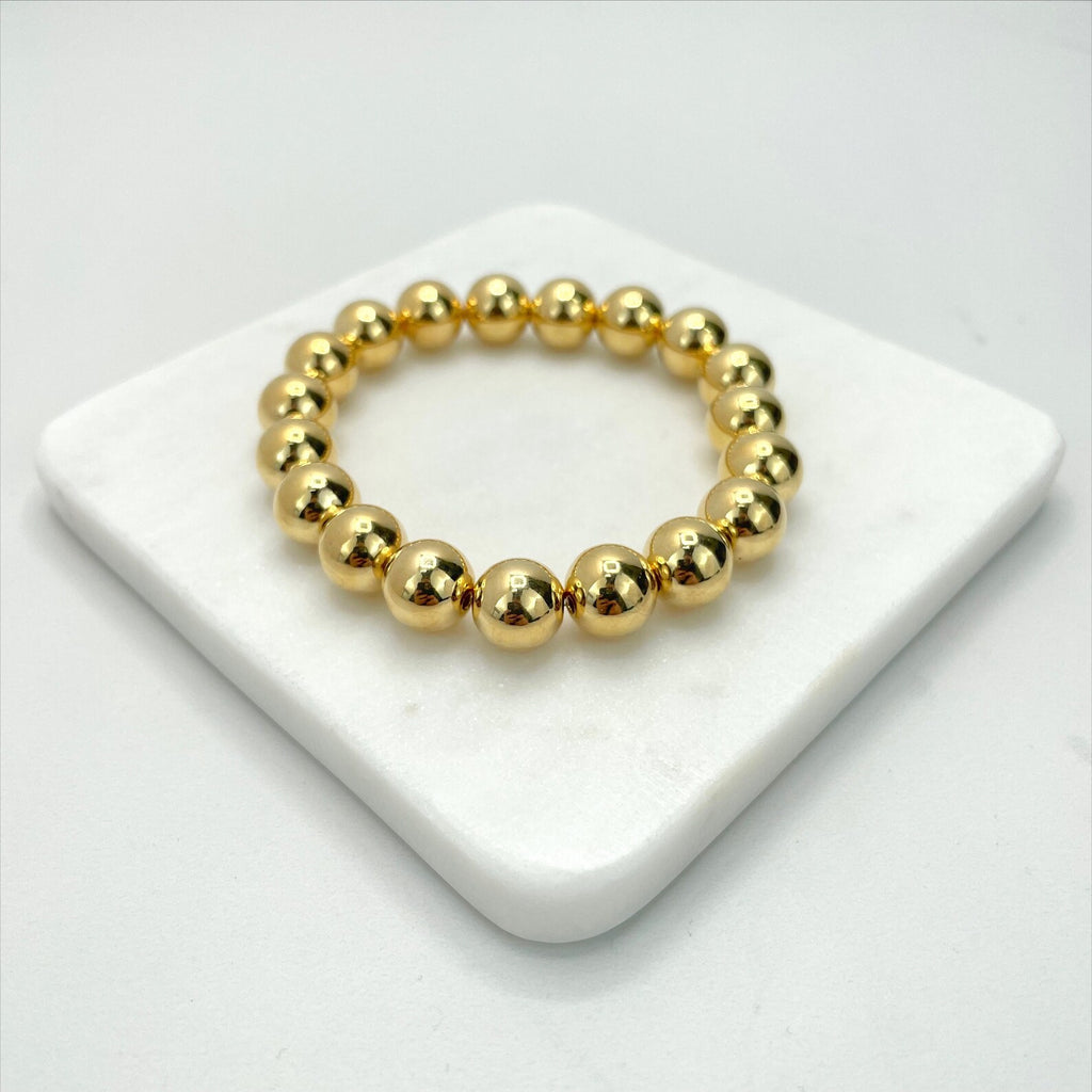 Solid 9ct Gold Triple Strand Ball Chain Bracelet – Oscar Graves