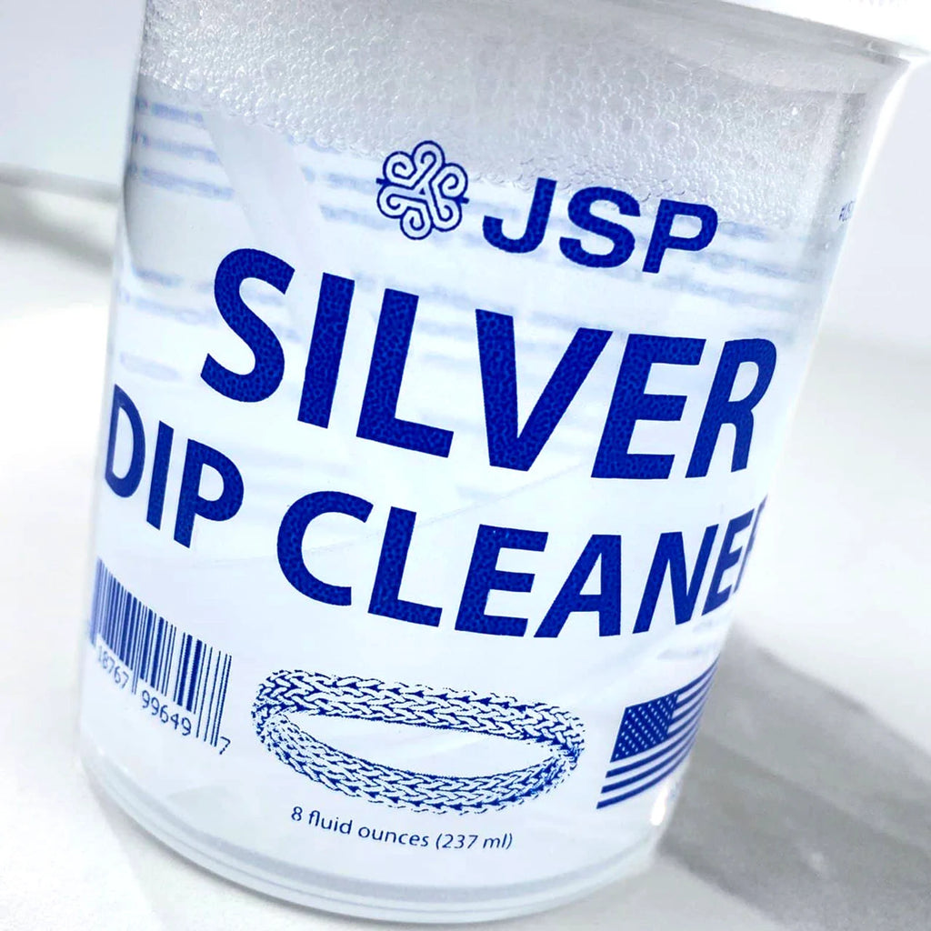 JSP Silver Jewelry Dip Cleaner Solution 08 oz