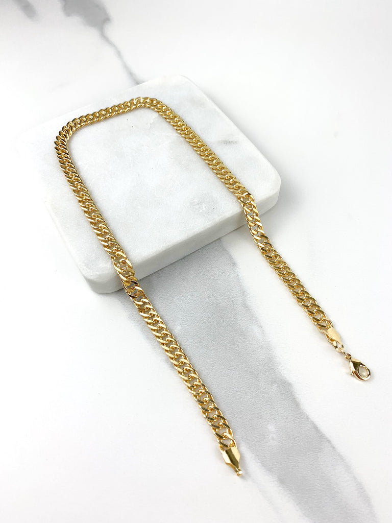 18k Gold Filled Heart Pendant Hammered Chain