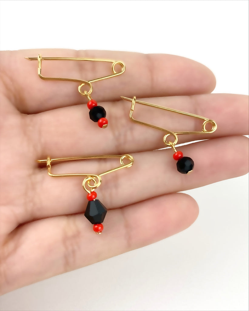 18k Gold Filled Azabache Baby Protection Jewelry