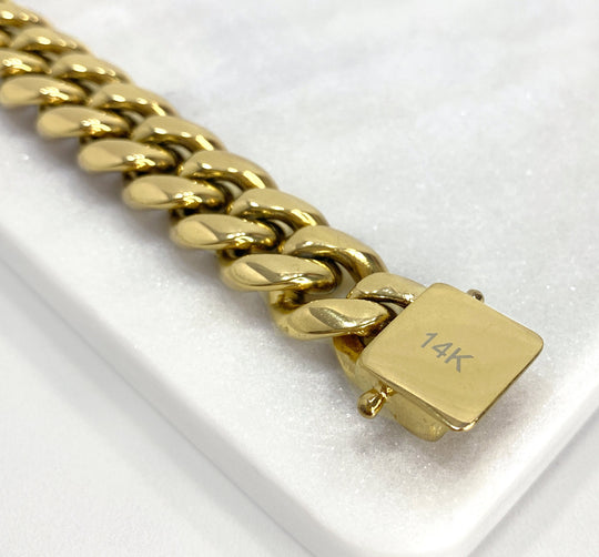 14k Gold Filled Cuban Link 14mm Chain