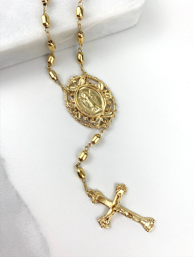 18k Gold Filled Beaded Divine Child Rosary