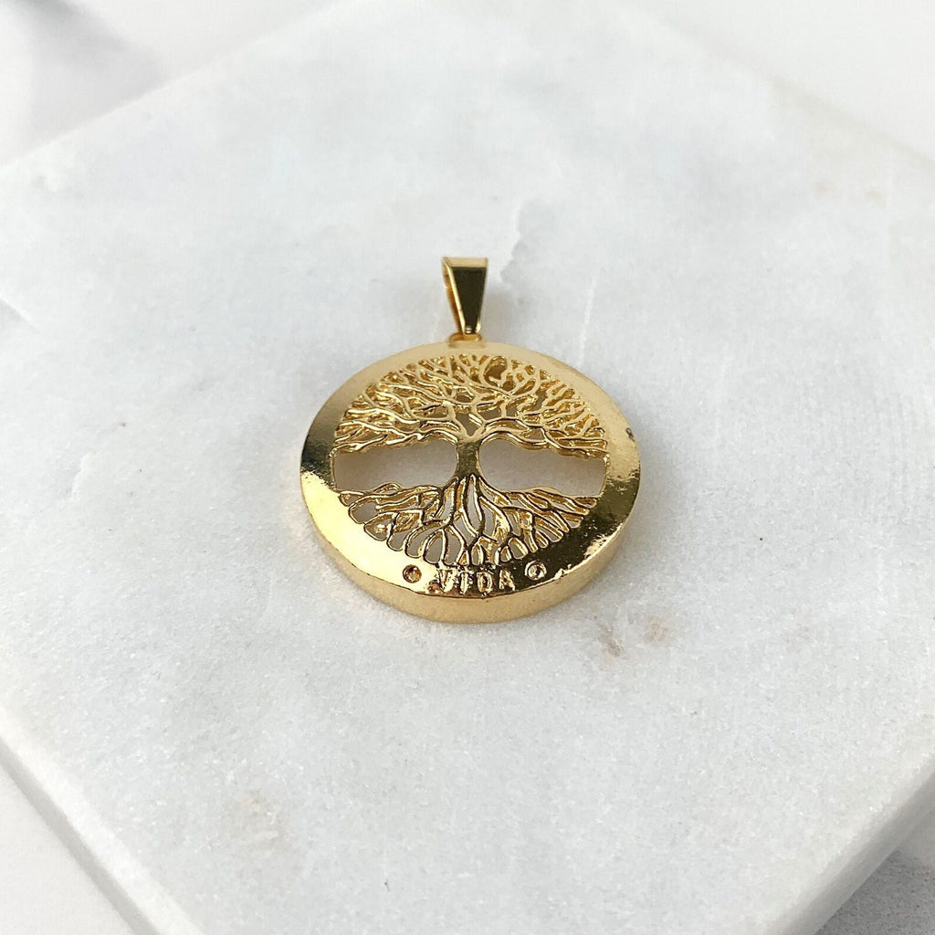18k Gold Filled Tree of Life Pendant
