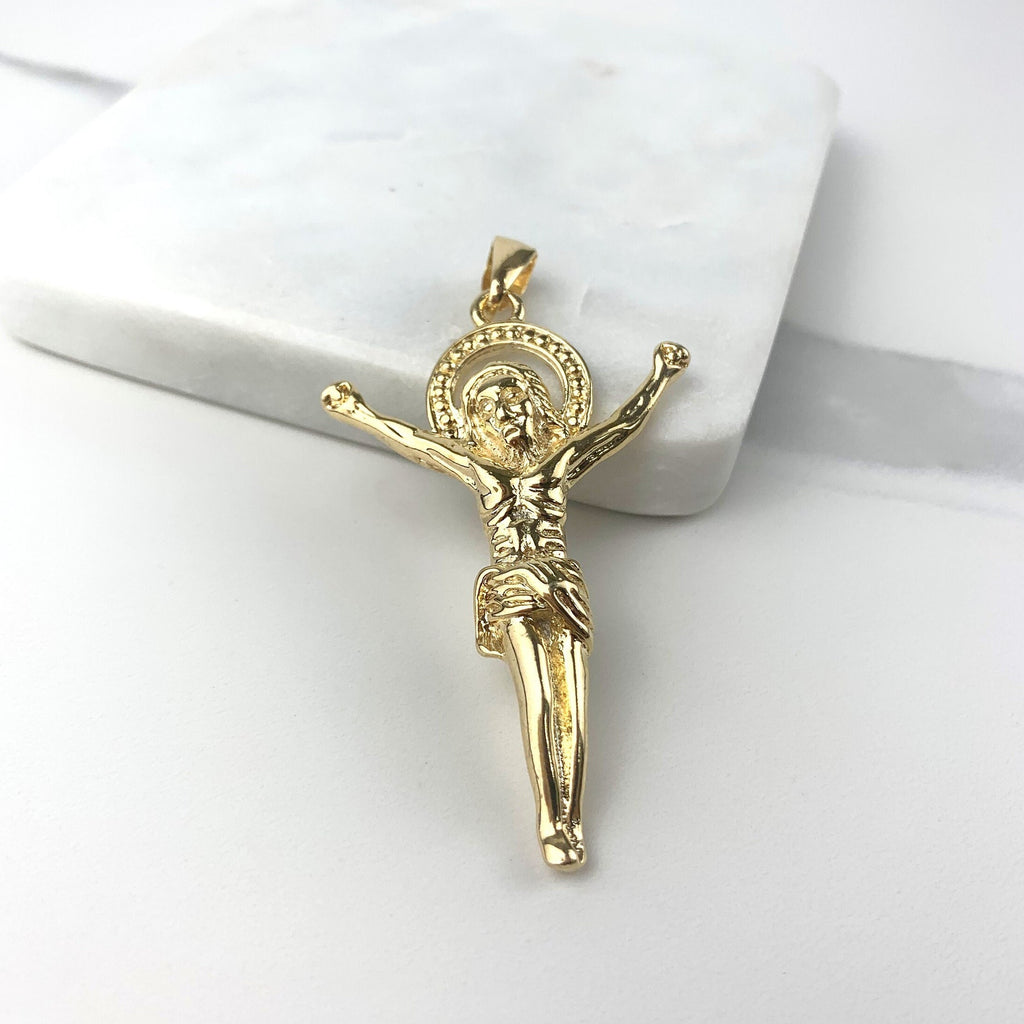18k Gold Filled Jesus Body Crucifix Pendant