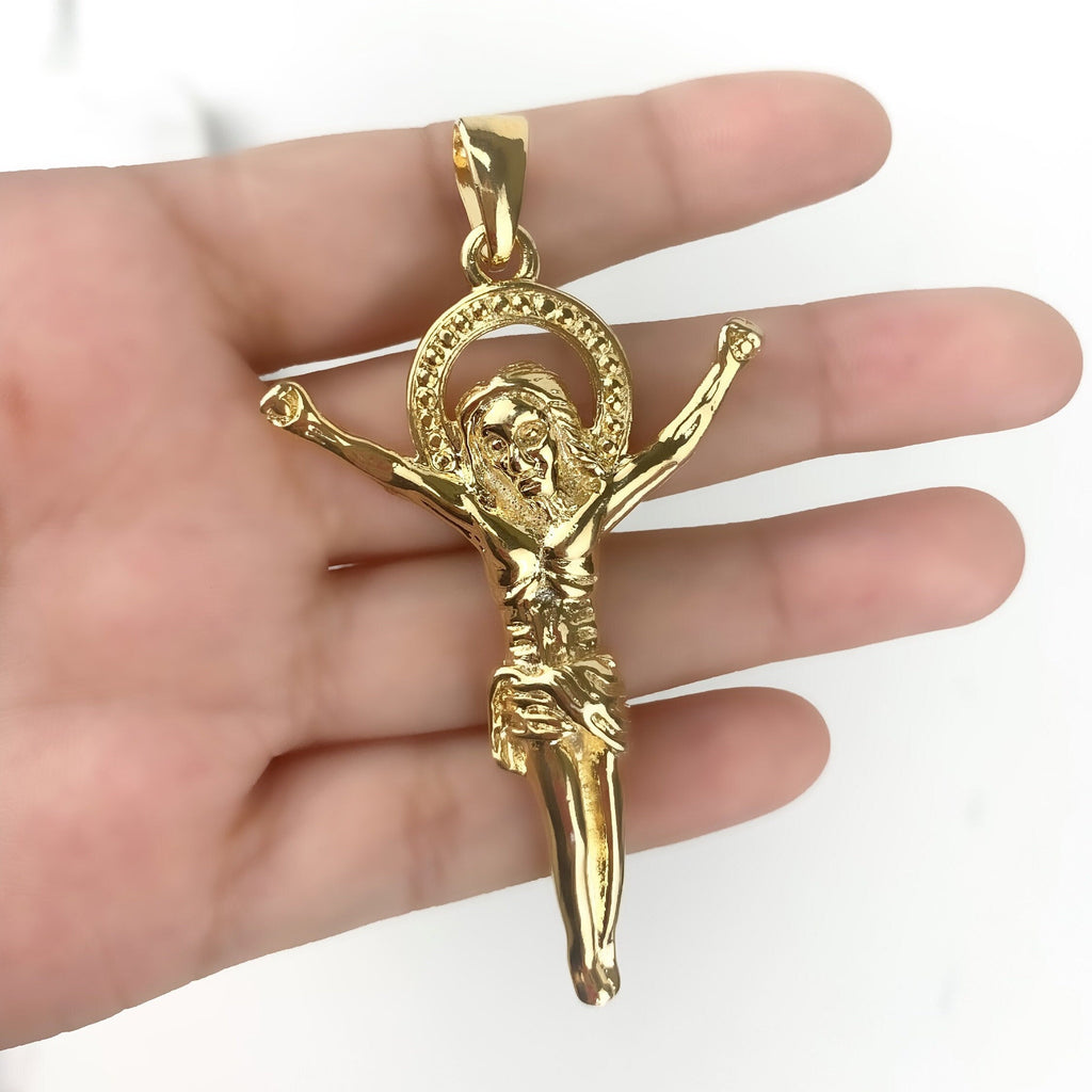 18k Gold Filled Jesus Body Crucifix Pendant