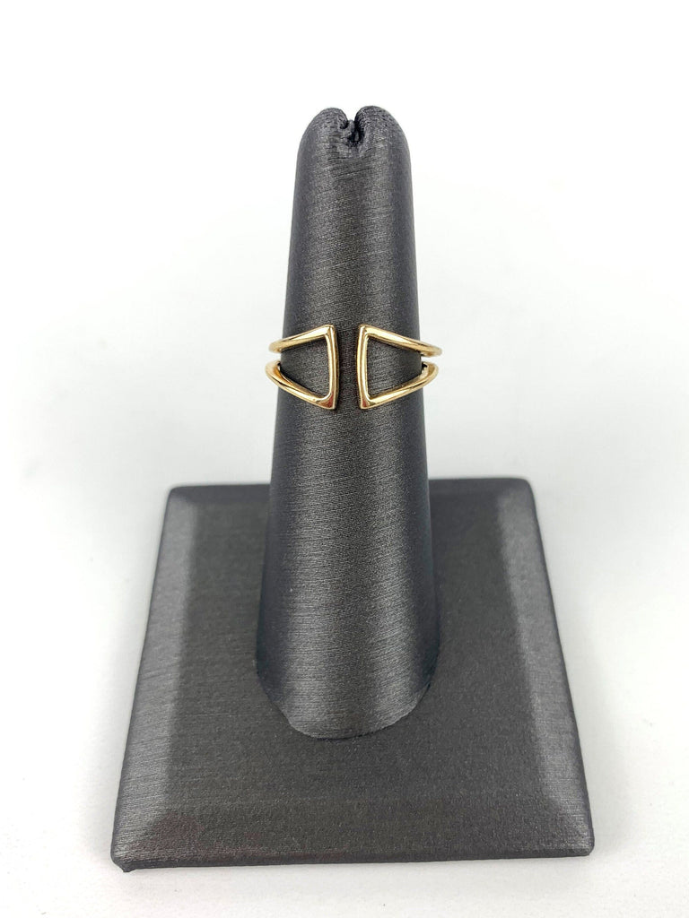 18k Gold Filled Crown Design Adjustable Ring
