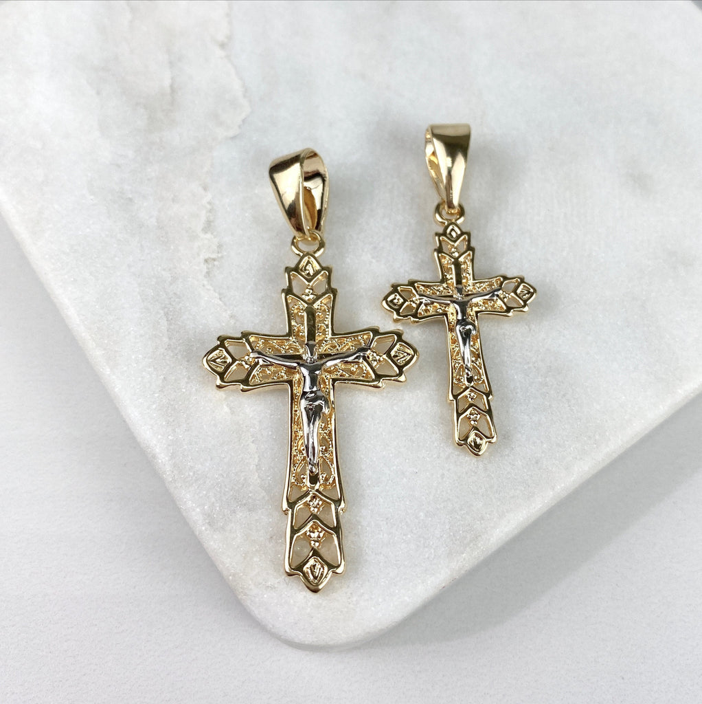18k Gold Filled Cross Crucifix Pendants