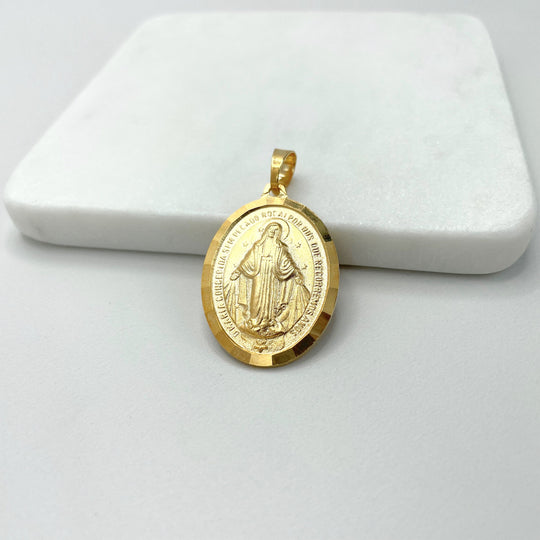 18k Gold Filled Our Lady of Guadalupe Pendant